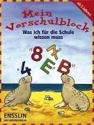 Cover of Mein Vorschulblock. Was ich für die Schule wissen muss.