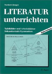 Cover of: Literatur unterrichten, Bd.1, Tafelbilder und Arbeitsblätter