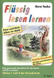 Cover of: Flüssig lesen lernen, neue Rechtschreibung, Klasse 1 und 2 der Grundschule by Gero Tacke