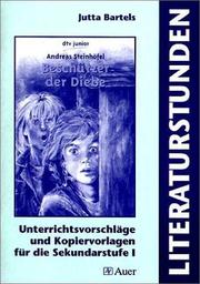 Cover of: Beschützer der Diebe. Literaturstunden. by Andreas Steinhöfel, Jutta Bartels