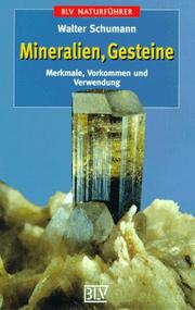 Cover of: BLV Taschenbücher, Mineralien, Gesteine by Walter Schumann
