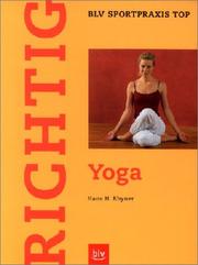 Cover of: Richtig Yoga.