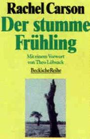 Cover of: Der stumme Fruhling by Rachel Carson