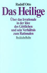 Cover of: Das Heilige.