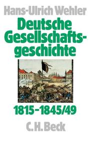 Cover of: Deutsche Gesellschafts G 49 by H.U. Wehle