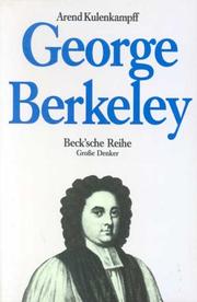 Cover of: George Berkeley. ( Große Denker).