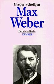 Cover of: Max Weber.