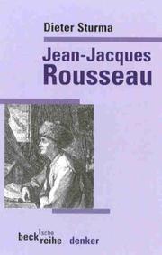 Cover of: Jean- Jacques Rousseau.