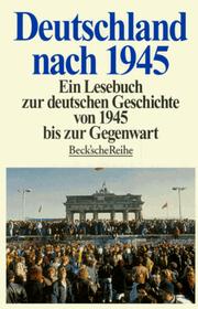 Cover of: Deutschland Nach 1945 by Eckart Conze, Gabriele Metzler