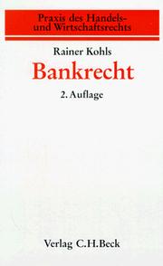 Cover of: Bankrecht.