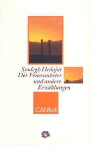 Cover of: Der Feueranbeter und andere Erzählungen.