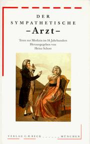 Cover of: Der sympathetische Arzt. Texte zur Medizin im 18. Jahrhundert.