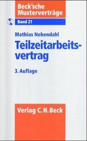 Der Teilzeitarbeitsvertrag by Mathias Nebendahl