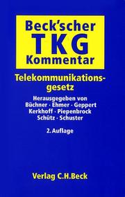 Cover of: Beckscher TKG- Kommentar. Telekommunikationsgesetz.