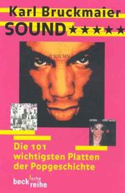 Cover of: Sound. Die 101 wichtigsten Platten der Popgeschichte