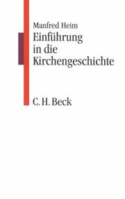 Cover of: Einführung in die Kirchengeschichte.