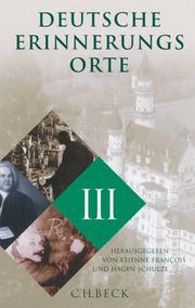 Cover of: Deutsche Erinnerungsorte 3.