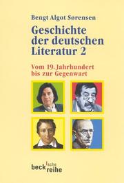 Cover of: Geschichte der deutschen Literatur 2. Vom 19. Jahrhundert bis zur Gegenwart.