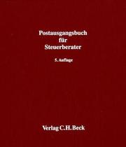 Cover of: Postausgangsbuch für Steuerberater.