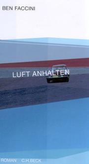 Cover of: Luft anhalten.