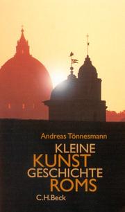 Cover of: Kleine Kunstgeschichte Roms