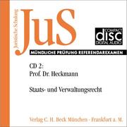 Cover of: JuS-Audio-CD 2. Staats- und Verwaltungsrecht. CD. Mündliche Prüfung Referendarexamen.