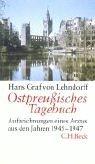 Cover of: Ostpreußisches Tagebuch by Hans von Lehndorff