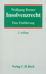 Cover of: Insolvenzrecht. Eine Einführung.