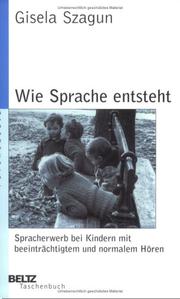 Cover of: Wie Sprache entsteht