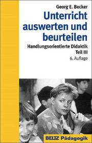 Cover of: Unterricht auswerten und beurteilen