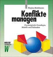 Cover of: Konflikte managen