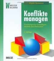 Cover of: Konflikte managen by Regina Mahlmann, Regina Mahlmann