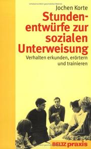 Cover of: Stundenentwürfe zur sozialen Unterweisung