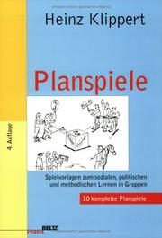 Cover of: Planspiele