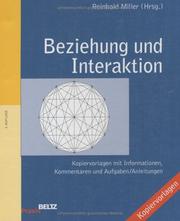 Cover of: Beziehung und Interaktion by Reinhold Miller