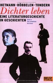 Cover of: Dichter leben by Frederik Hetmann, Harald Tondern, Ingrid Röbbelen