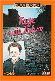 Cover of: Tage wie Jahre