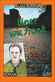 Cover of: Einer wie Frank by Klaus Kordon