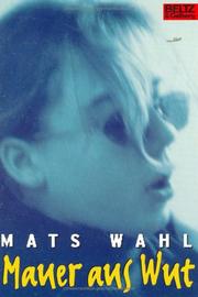 Cover of: Mauer aus Wut.