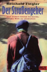 Cover of: Der Straßengeher