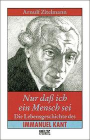 Cover of: Nur daß ich ein Mensch sei