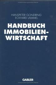 Cover of: Handbuch Immobilienwirtschaft.