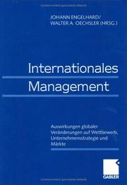 Cover of: Internationales Management.