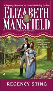 Cover of: Regency Sting by Elizabeth Mansfield