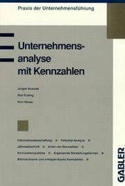 Cover of: Unternehmensanalyse mit Kennziffern.