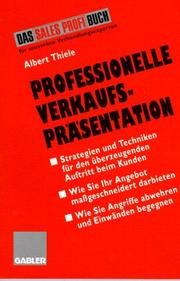 Cover of: Professionelle Verkaufspräsentation.