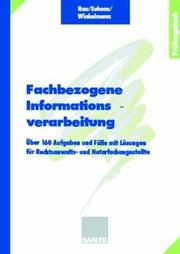 Cover of: Fachbezogene Informationsverarbeitung. Prüfungsbuch.