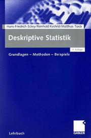Cover of: Statistik. Grundlagen - Methoden - Beispiele