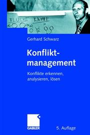 Cover of: Konfliktmanagement. Konflikte erkennen, analysieren, lösen.