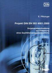 Cover of: Projekt DIN EN ISO 9001:2000.